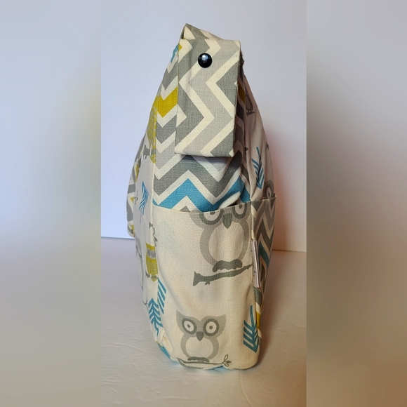 Brownie Gifts By Amy Brown Messenger Diaper Bag with Changing Pad Owls Design - Picture 3 of 14